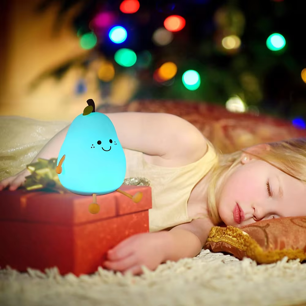 Soft Silicone Night Light – USB Rechargeable & Kid-Friendly