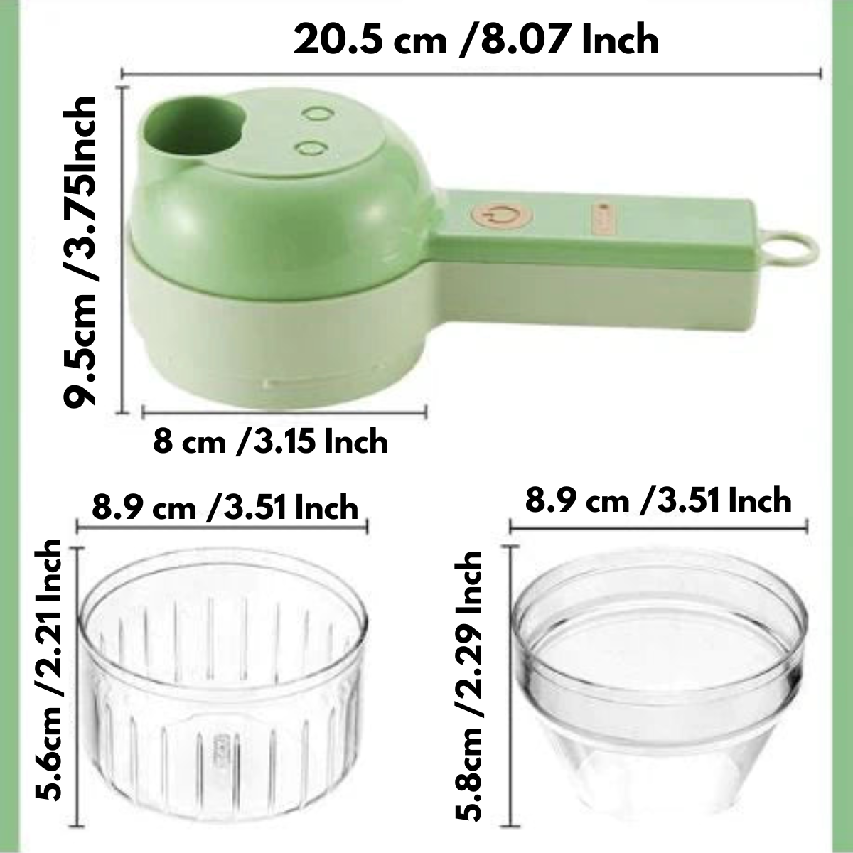 ChopMaster™ – 4-in-1 Multi-Function Chopper