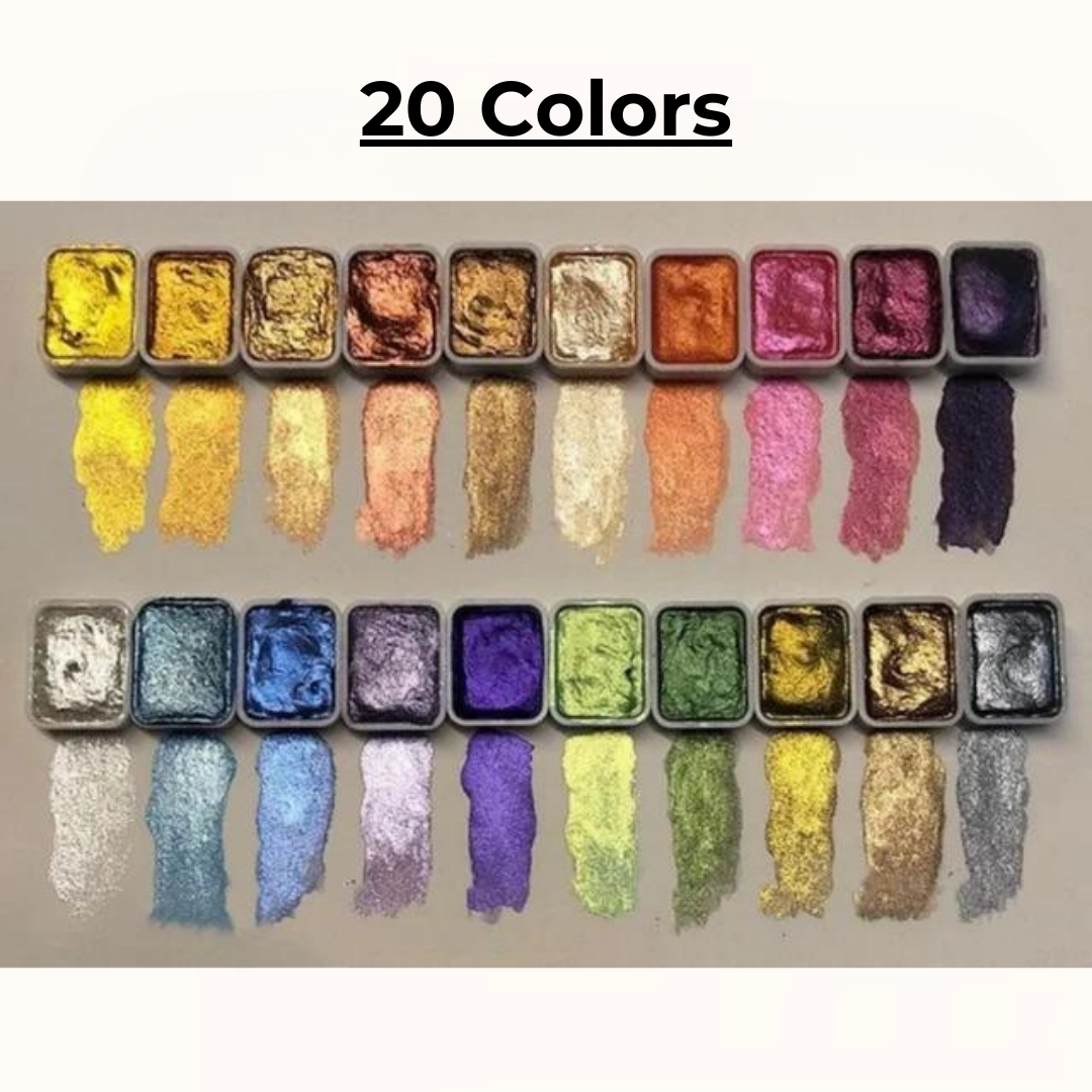 LumiTide™ – Radiant Pearlescent Watercolors