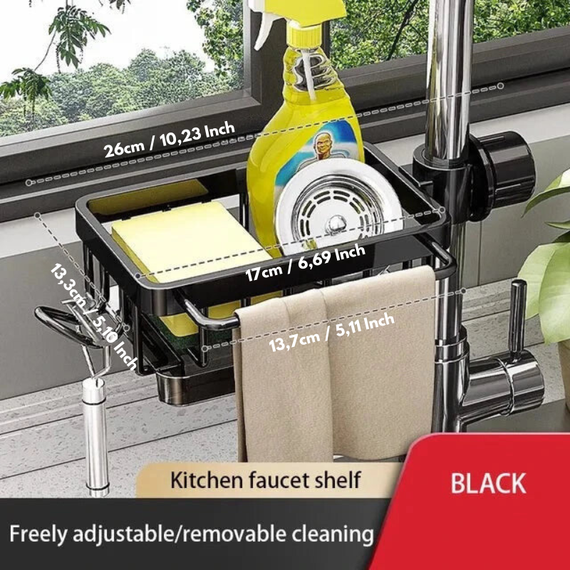 Aluminum Sink Organizer – Keep Your Space Neat and Tidy
