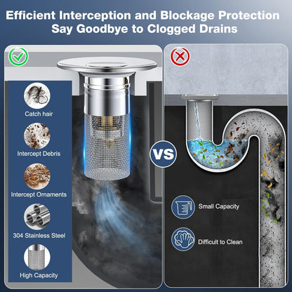 ClearDrain™ Filter – Keep Your Sink Clear, No Plumber Needed