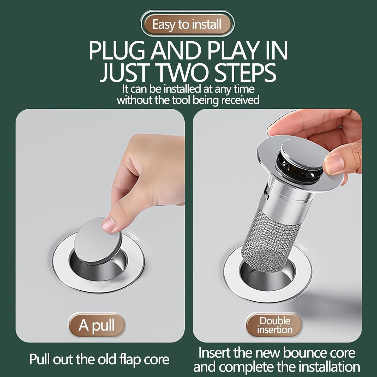 ClearDrain™ Filter – Keep Your Sink Clear, No Plumber Needed