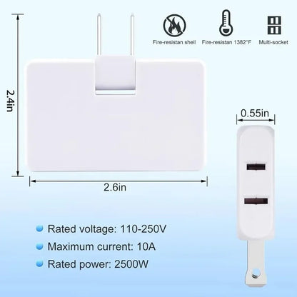 PowerHub™ – Compact and Stylish Universal Power Strip (Set of 3)