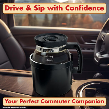 BrewEra™ Retro Glass Coffee Mug