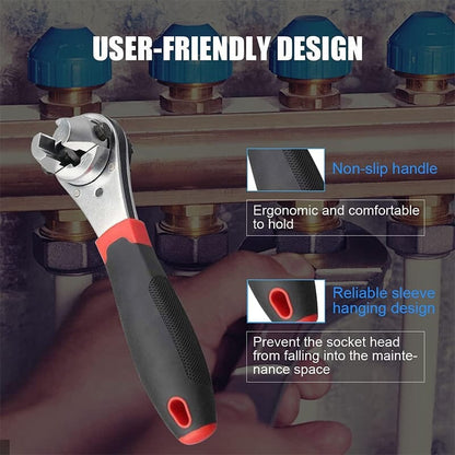 BoltMaster™ – 360° Adjustable Ratchet Wrench