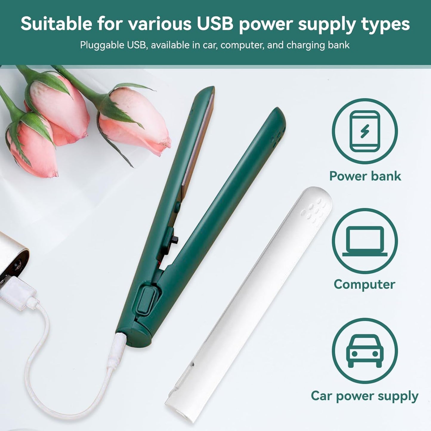 Curluxe™ – Mini 2-in-1 Curling & Straightening Iron