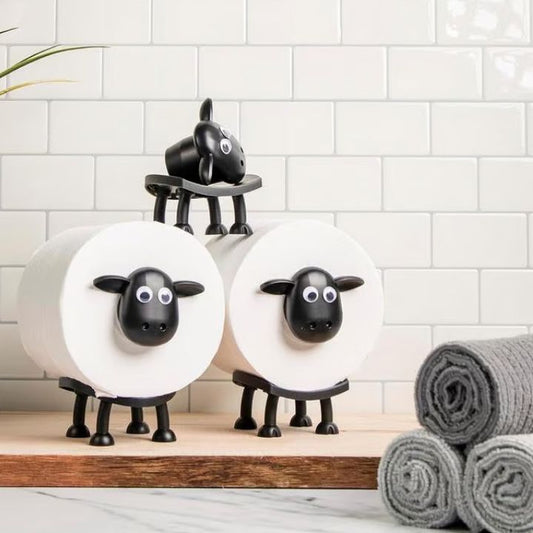 SheepiRoll™ – Sheep-Shaped Toilet Paper Holder 1+1 FREE