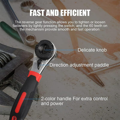 BoltMaster™ – 360° Adjustable Ratchet Wrench