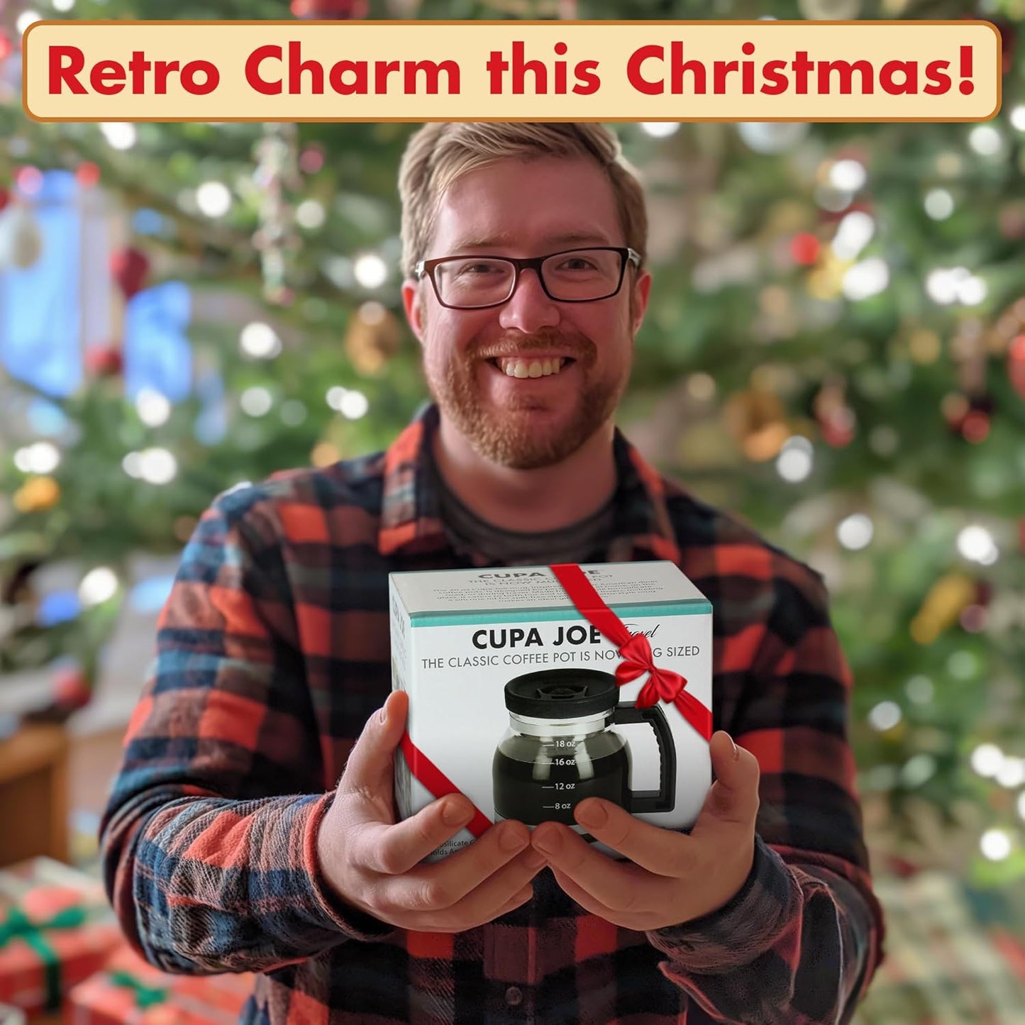 BrewEra™ Retro Glass Coffee Mug