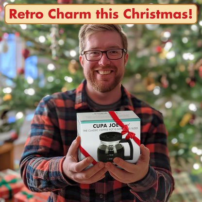 BrewEra™ Retro Glass Coffee Mug