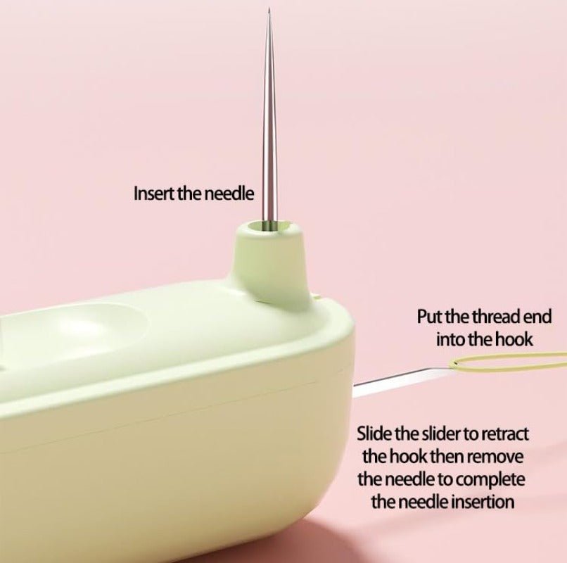 2-in-1 Sewing Tool – Needle Threader & Seam Ripper (Set of 2)
