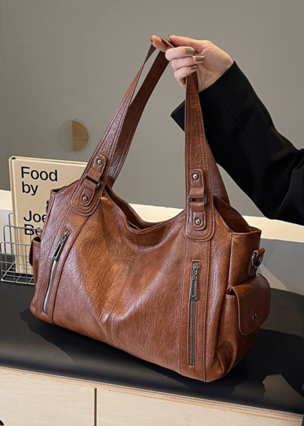 Avera™ – Soft Leather Shoulder Bag