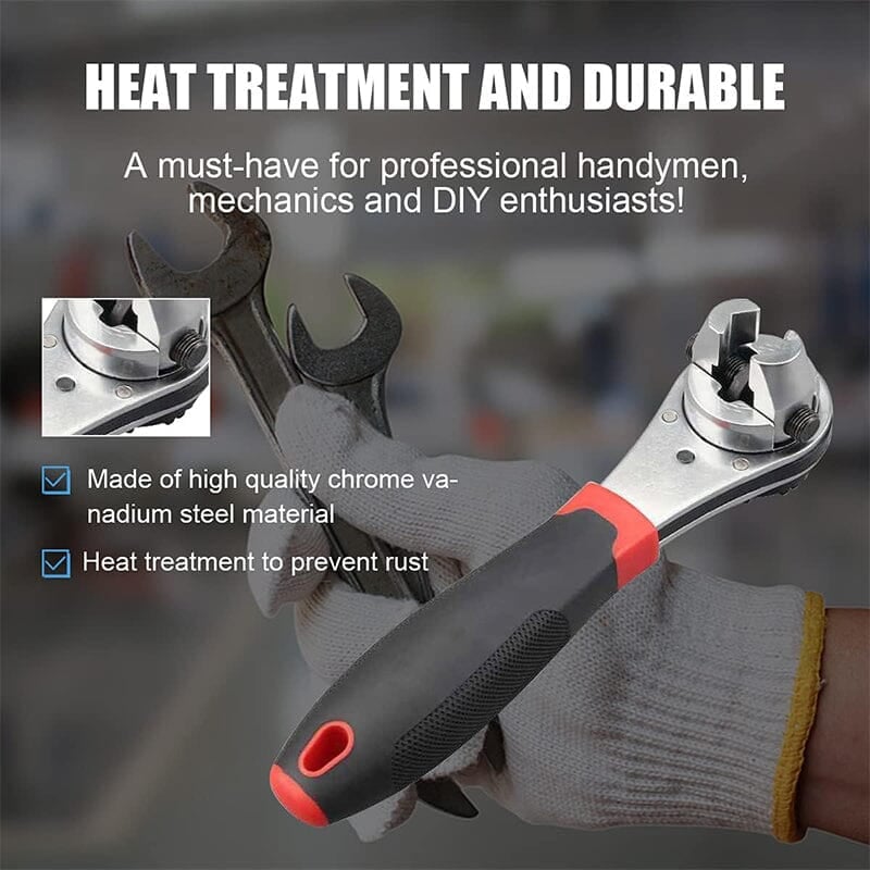 BoltMaster™ – 360° Adjustable Ratchet Wrench