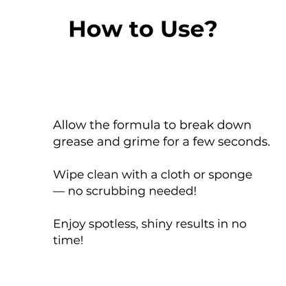 ShinePro™ No-Rinse Degreasing Spray
