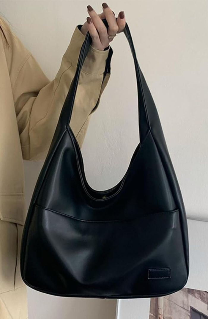 Sac à bandoulière en cuir vegan Aveline™ – Spacieux, léger et chic