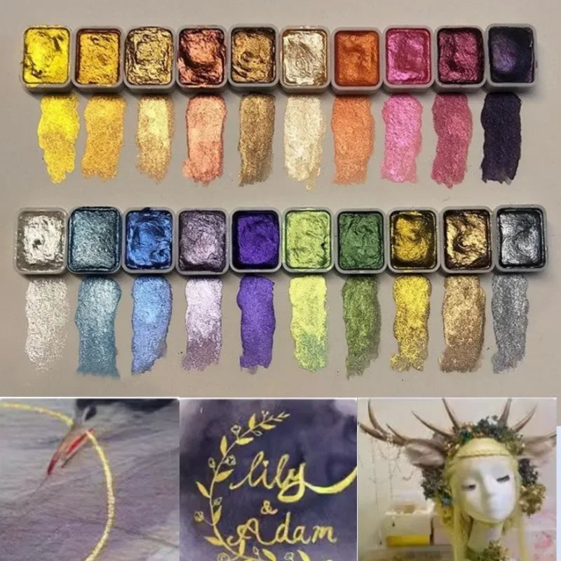 LumiTide™ – Radiant Pearlescent Watercolors