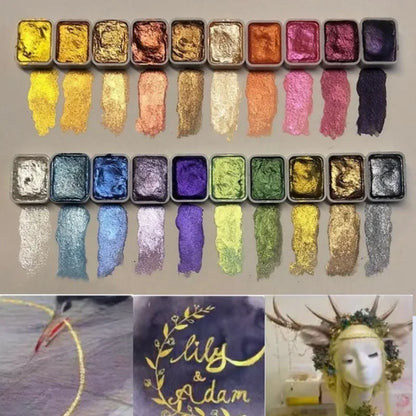 LumiTide™ – Radiant Pearlescent Watercolors