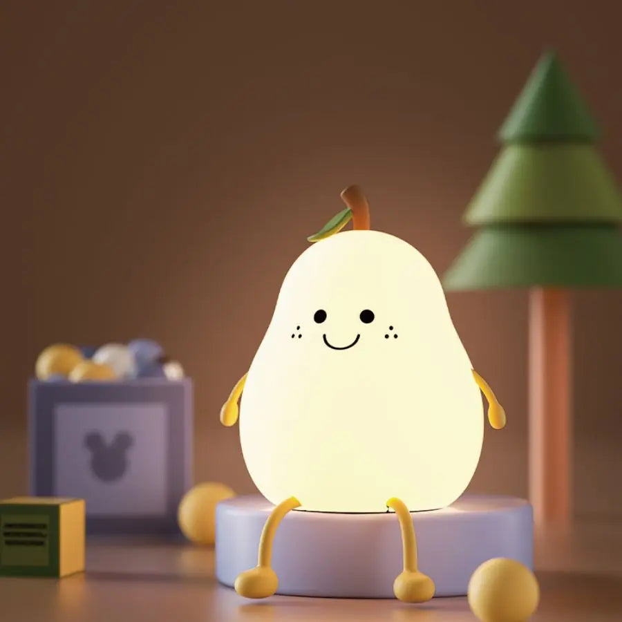 Soft Silicone Night Light – USB Rechargeable & Kid-Friendly