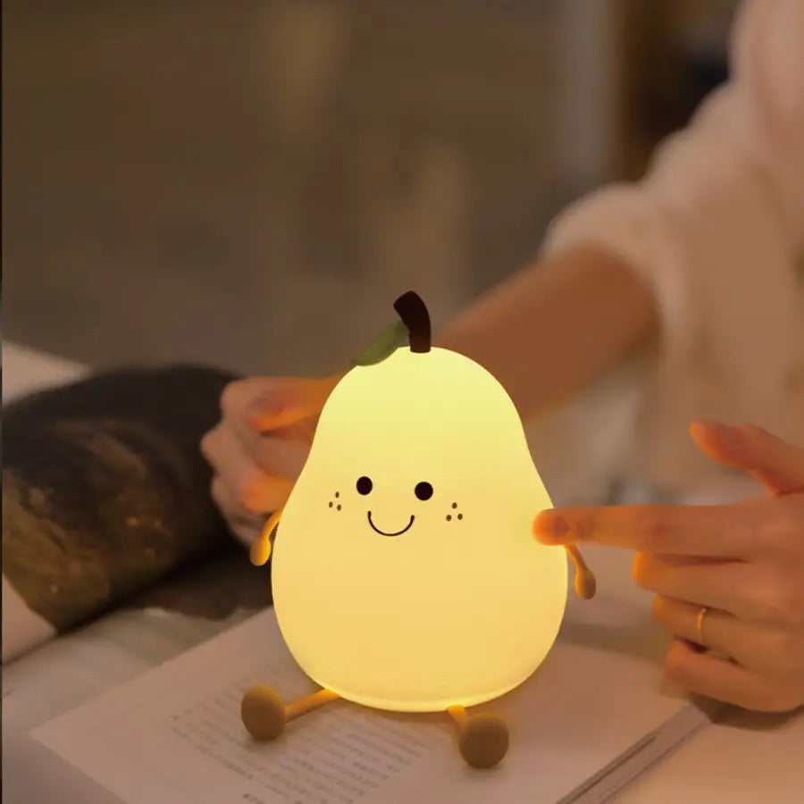 Soft Silicone Night Light – USB Rechargeable & Kid-Friendly