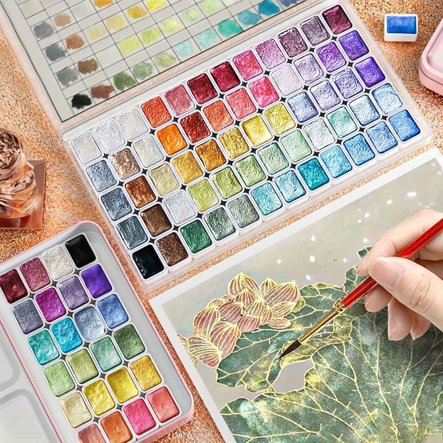 LumiTide™ – Radiant Pearlescent Watercolors