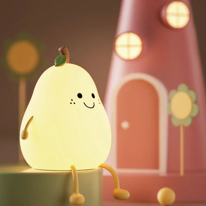 Soft Silicone Night Light – USB Rechargeable & Kid-Friendly