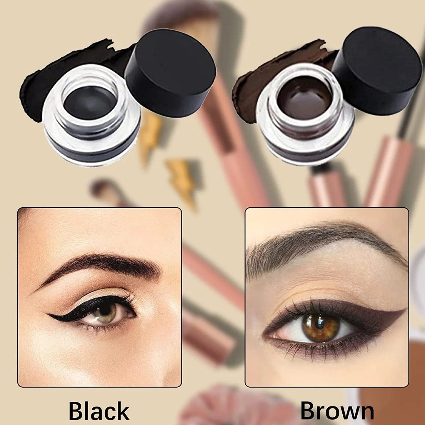 LuxeLine™ – Flawless Eyeliner Cream Set for Bold, Smudge-Free Looks