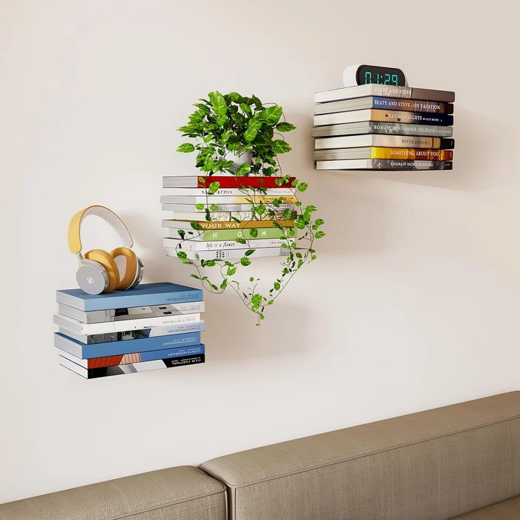 FloatShelf™ – The Invisible Bookshelf for a Modern, Floating Look