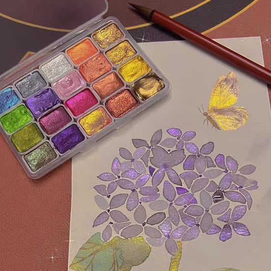 LumiTide™ – Radiant Pearlescent Watercolors