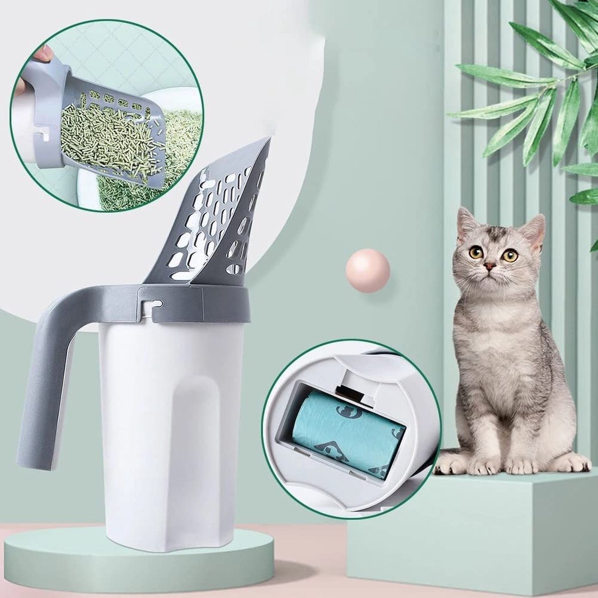 LitterMate™ | Handy Scoop with Built-In Bags