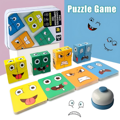 EmotiPlay™ – Wooden Educational Toy for Emotions & Motor Skills
