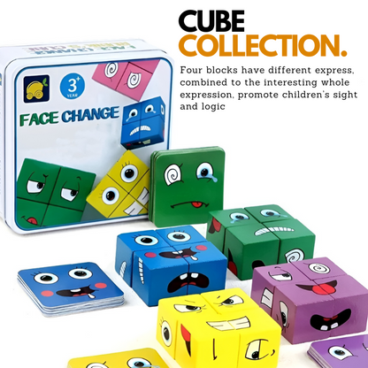 EmotiPlay™ – Wooden Educational Toy for Emotions & Motor Skills
