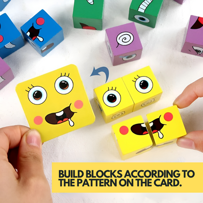 EmotiPlay™ – Wooden Educational Toy for Emotions & Motor Skills