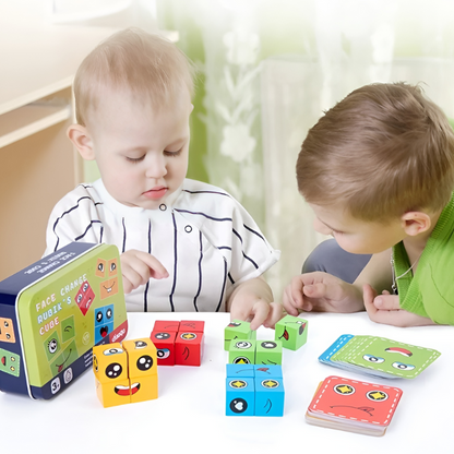 EmotiPlay™ – Wooden Educational Toy for Emotions & Motor Skills