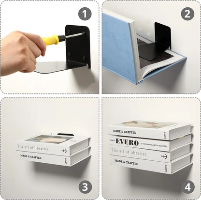 FloatShelf™ – The Invisible Bookshelf for a Modern, Floating Look