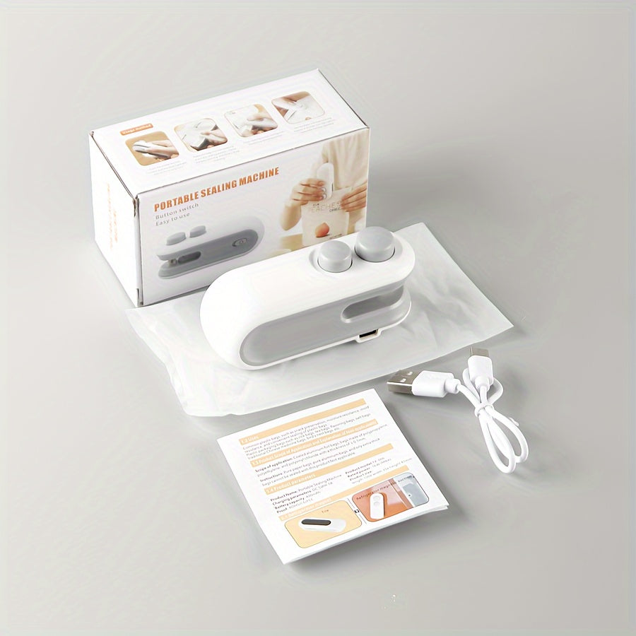 Scelleuse de sacs 2 en 1 – Portable et rechargeable