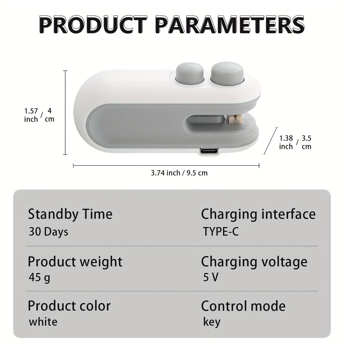 Scelleuse de sacs 2 en 1 – Portable et rechargeable