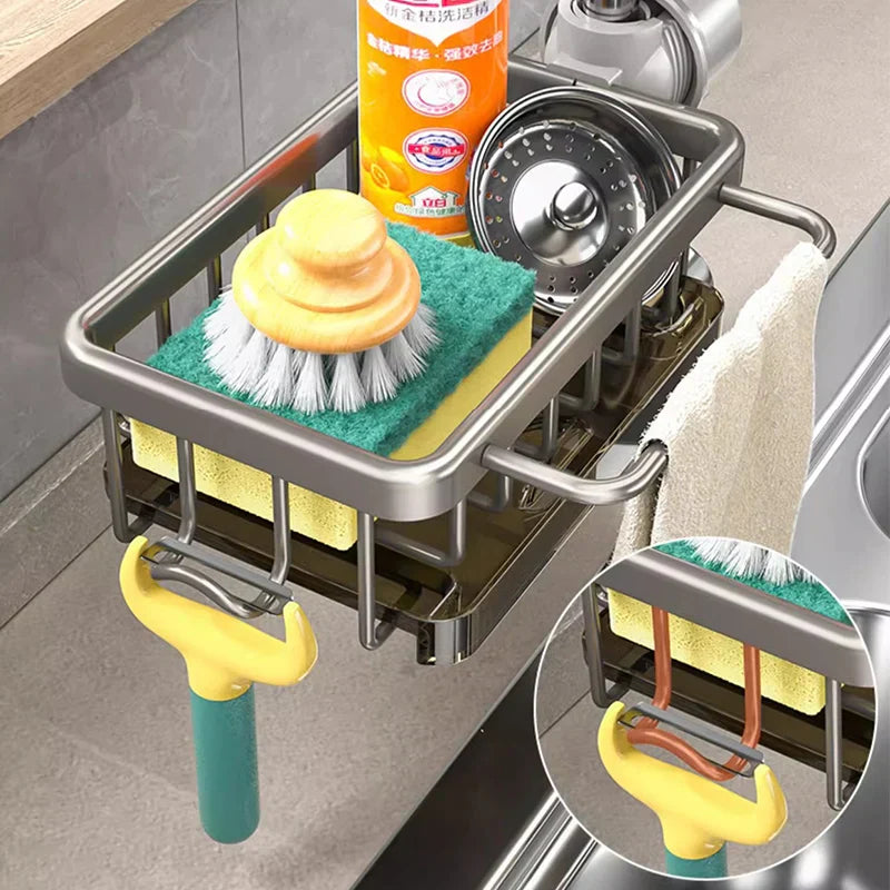 Aluminum Sink Organizer – Keep Your Space Neat and Tidy