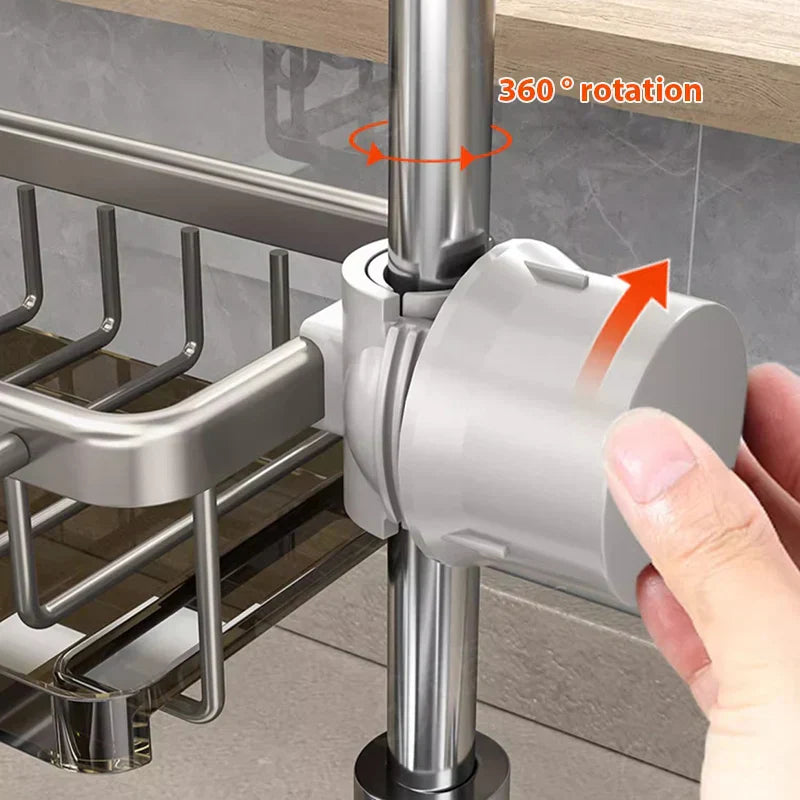 Aluminum Sink Organizer – Keep Your Space Neat and Tidy