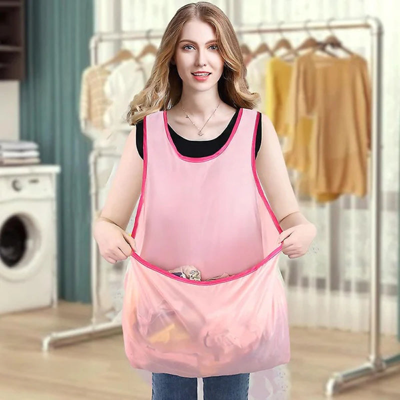 LaundryMate™ – Convertible Apron & Laundry Bag